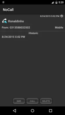 No Call Blacklist Call SPAM Blocker android App screenshot 3