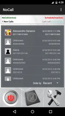 No Call Blacklist Call SPAM Blocker android App screenshot 7